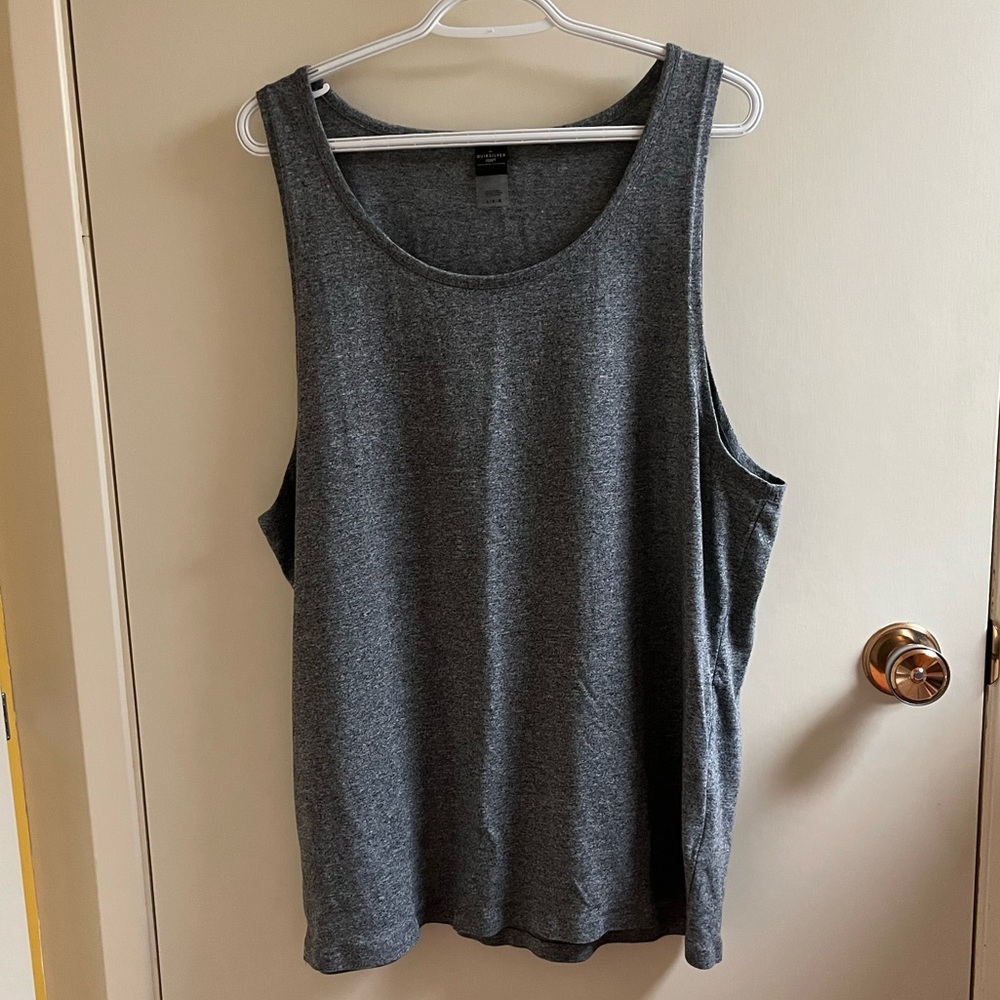 Quicksilver Adapt Muscle Tank- light grey Merle